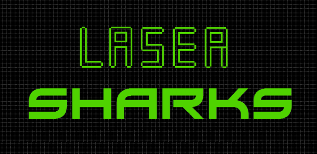 Laser sharks banner